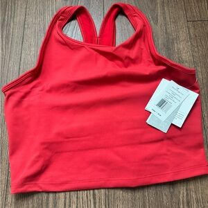 Red Women's Beyond Yoga Crop Tank